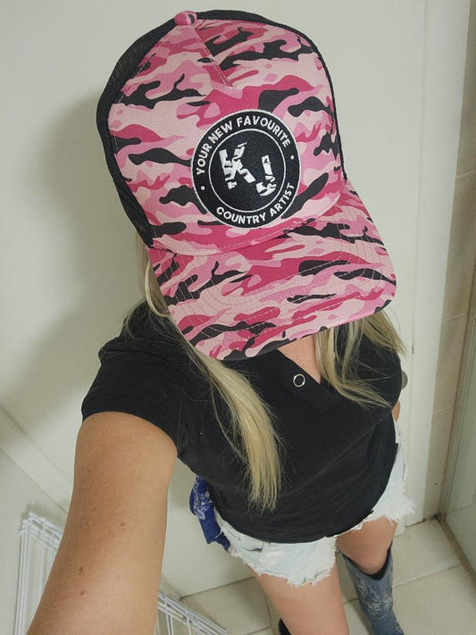 Your New Favourite Country Artist Pink Camo Trucker Hat